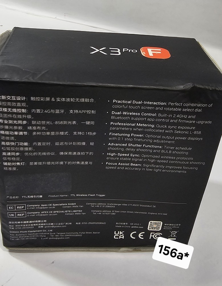 Godox X3 Pro TTL Wireless Flash Trigger