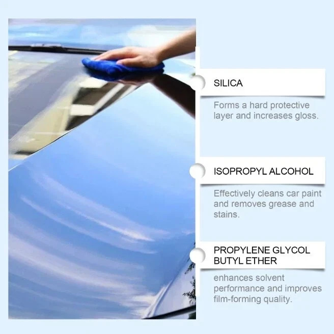 Car Coating Spray,Quick Effect Coating Agent,Car Scratch Wax Polish Spray Liquid