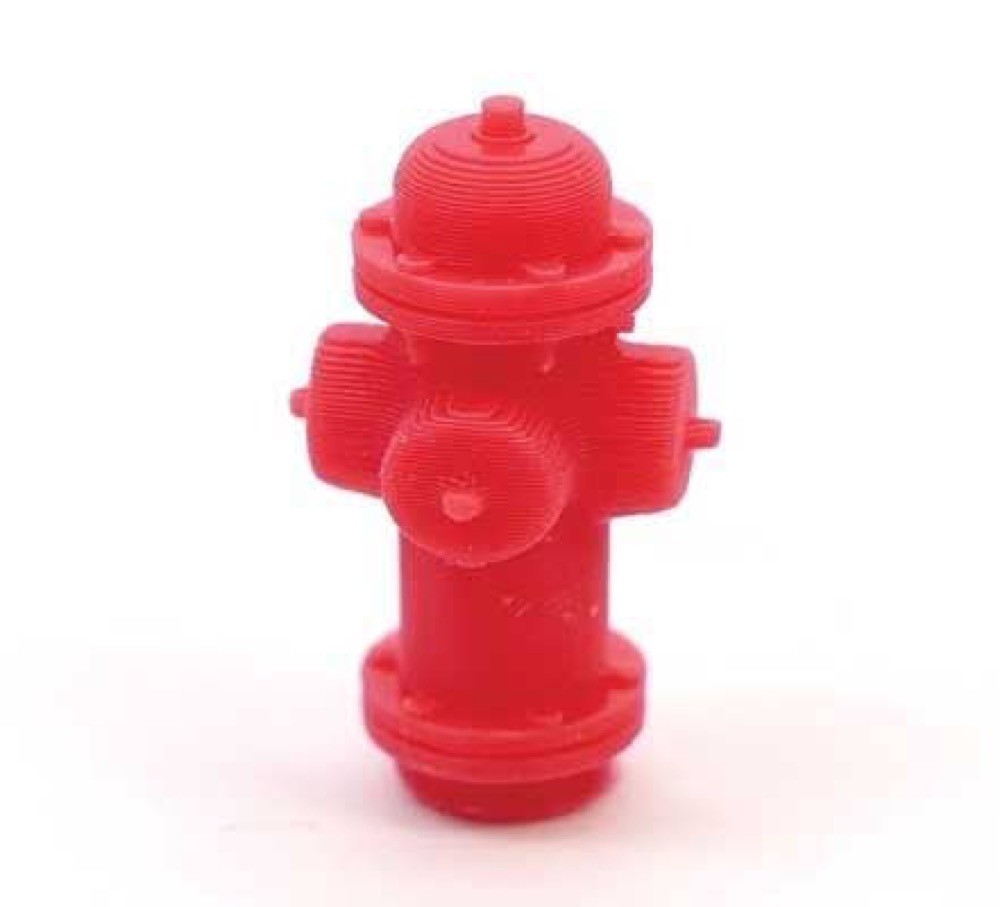 All Scale Miniatures N Fire Hydrant pkg(5) 1600788.5