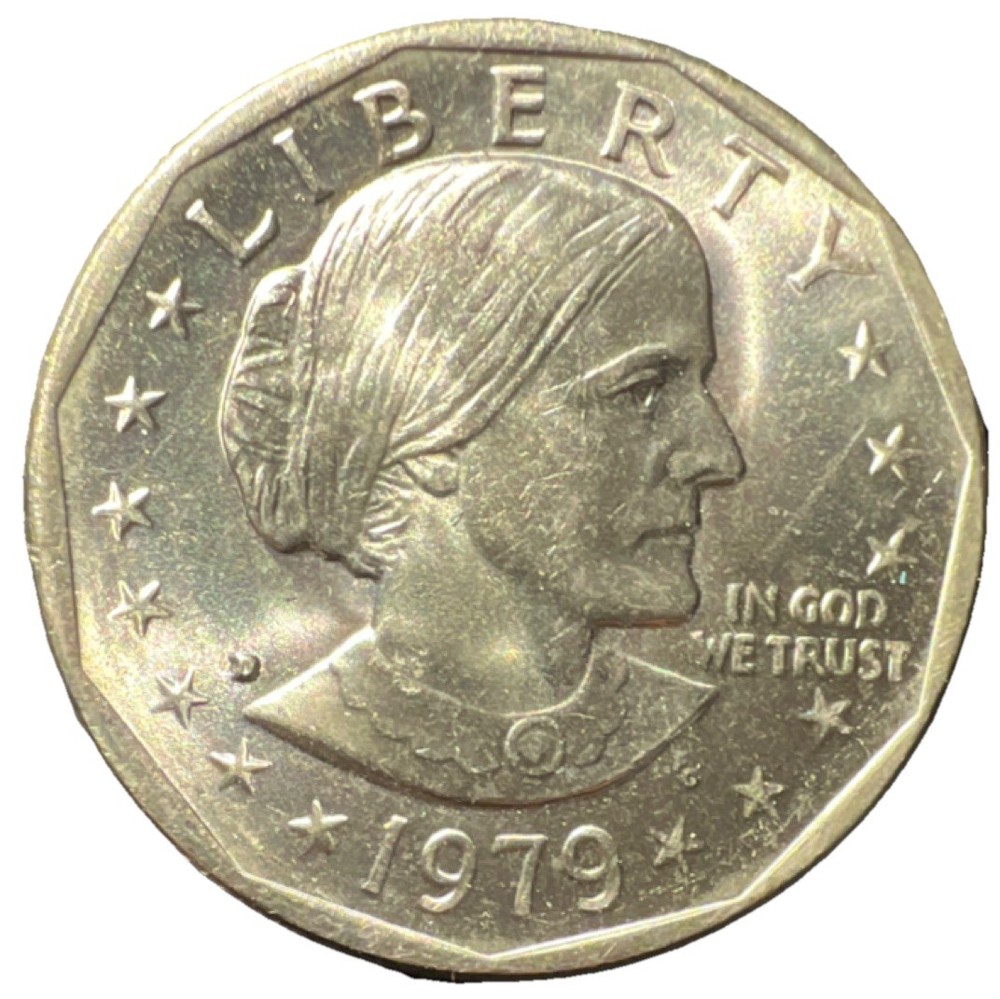 Susan B Anthony 1979 Uncirculated FIRST YEAR MINT SET (P, D, & S).