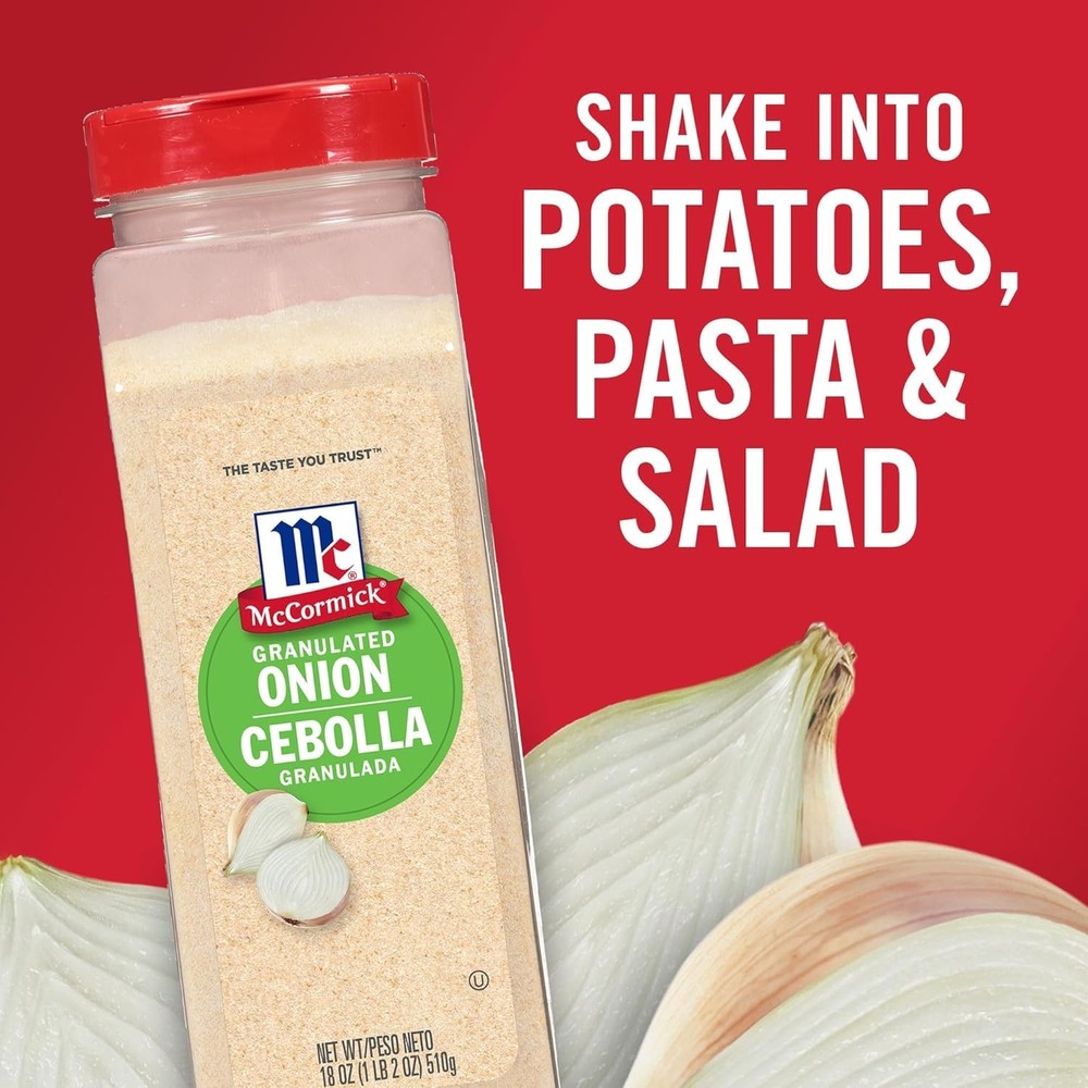 McCormick Granulated Onion, 18 oz