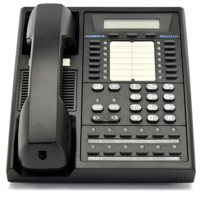 Fully Refurbished Comdial Digitech 7700S Speaker Display Phone (Black)