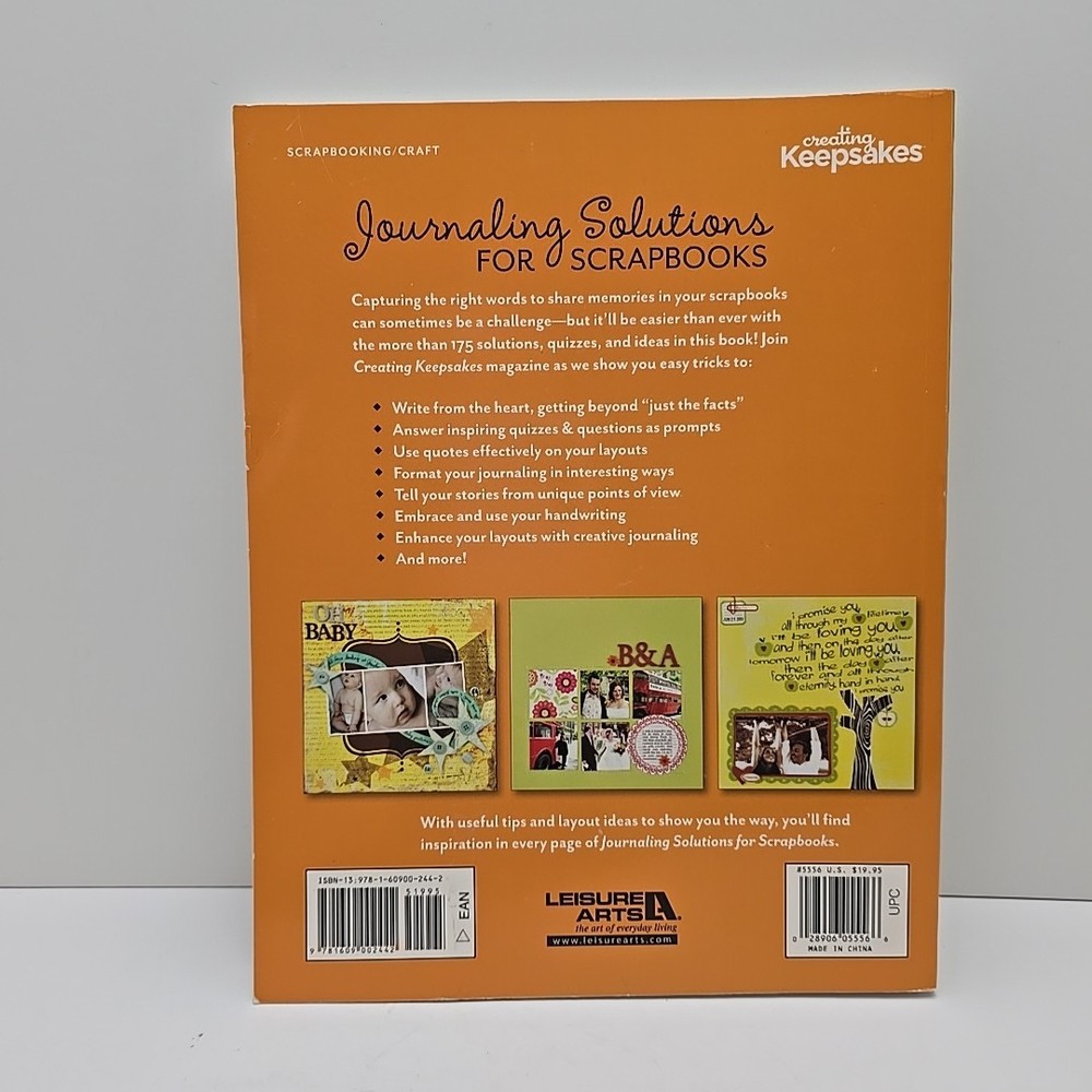 Journaling Solutions for Scrapbooks - 2011 - Creating Keepsakes - Scrapbooking