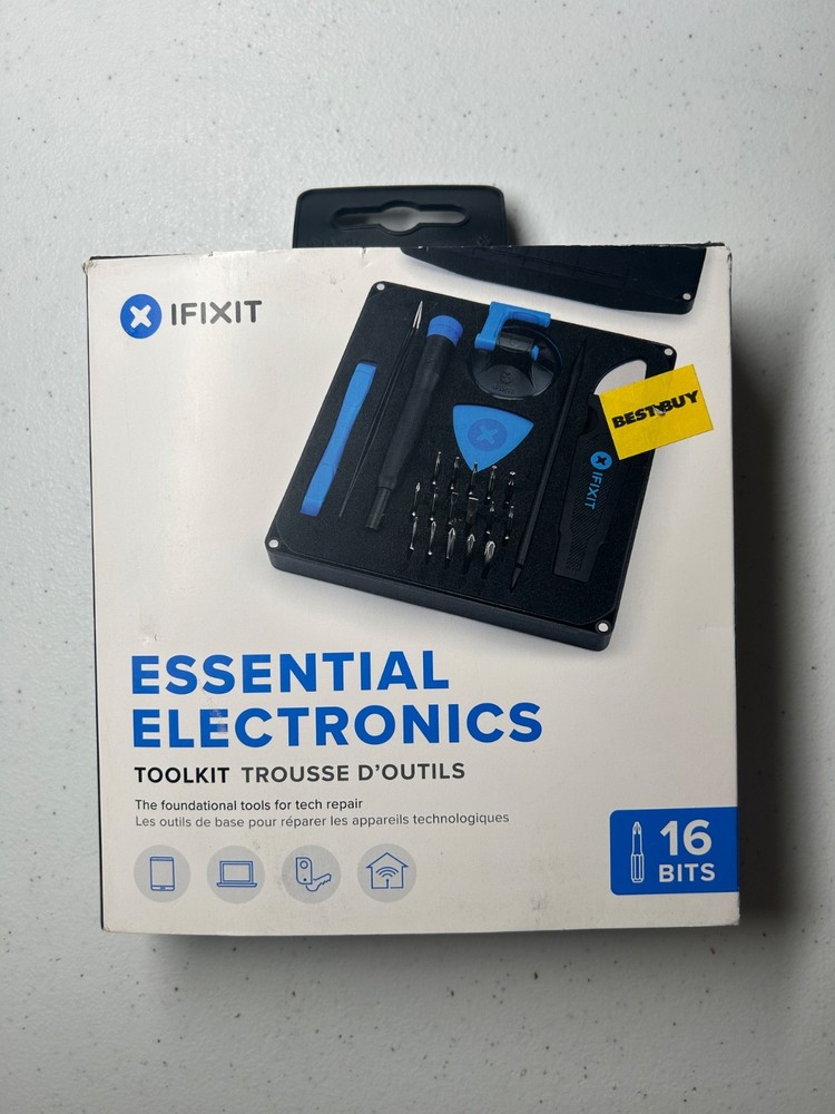 iFixit Essential Electronics Repair Toolkit (16-Bit Set)