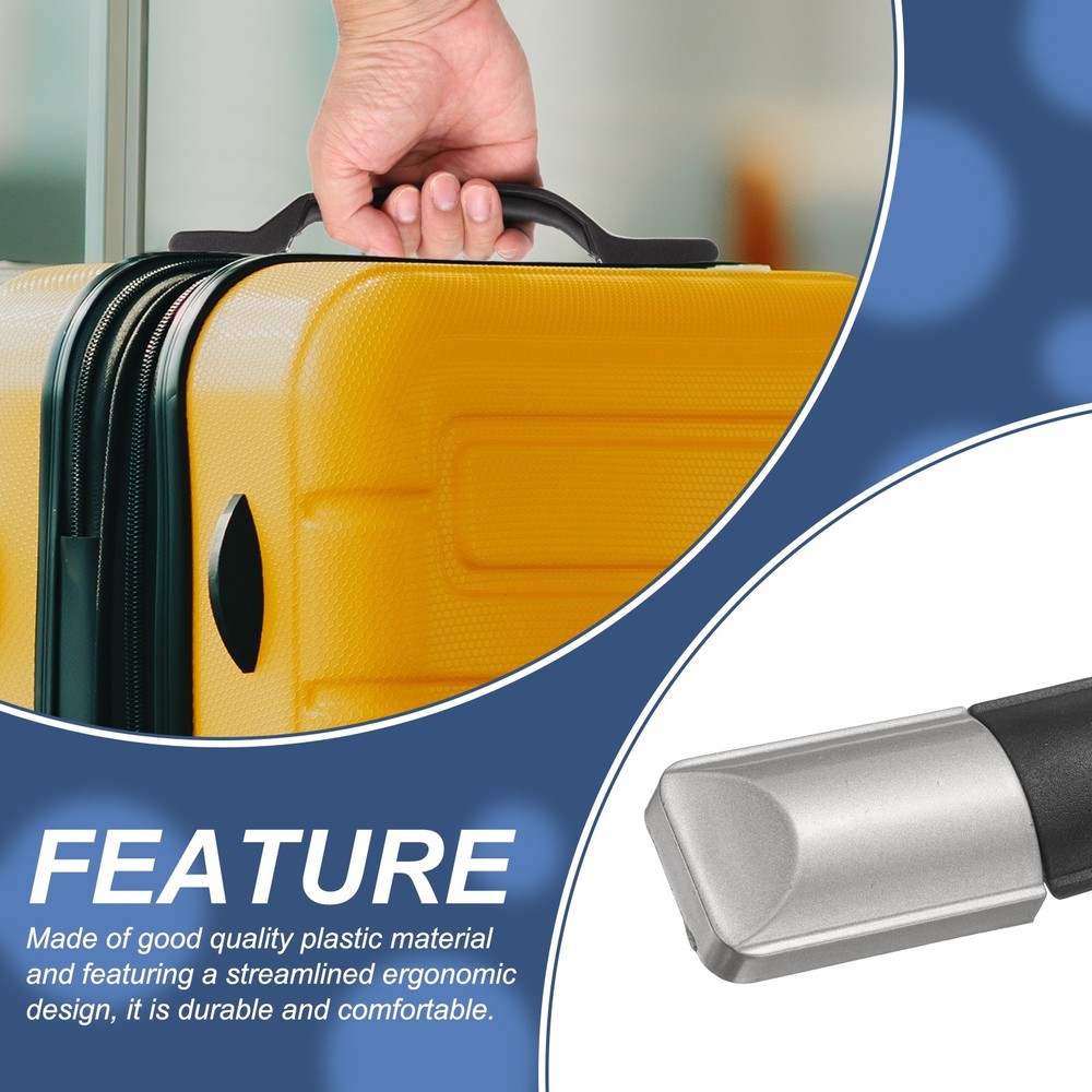 Luggage Handle 8.27" x 1.2" (L x W) Plastic Pull Handle Grip Replacement Black