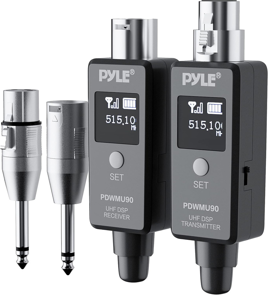 Wireless XLR Adapter System for Dynamic Microphones with Handheld Dynamic Moving