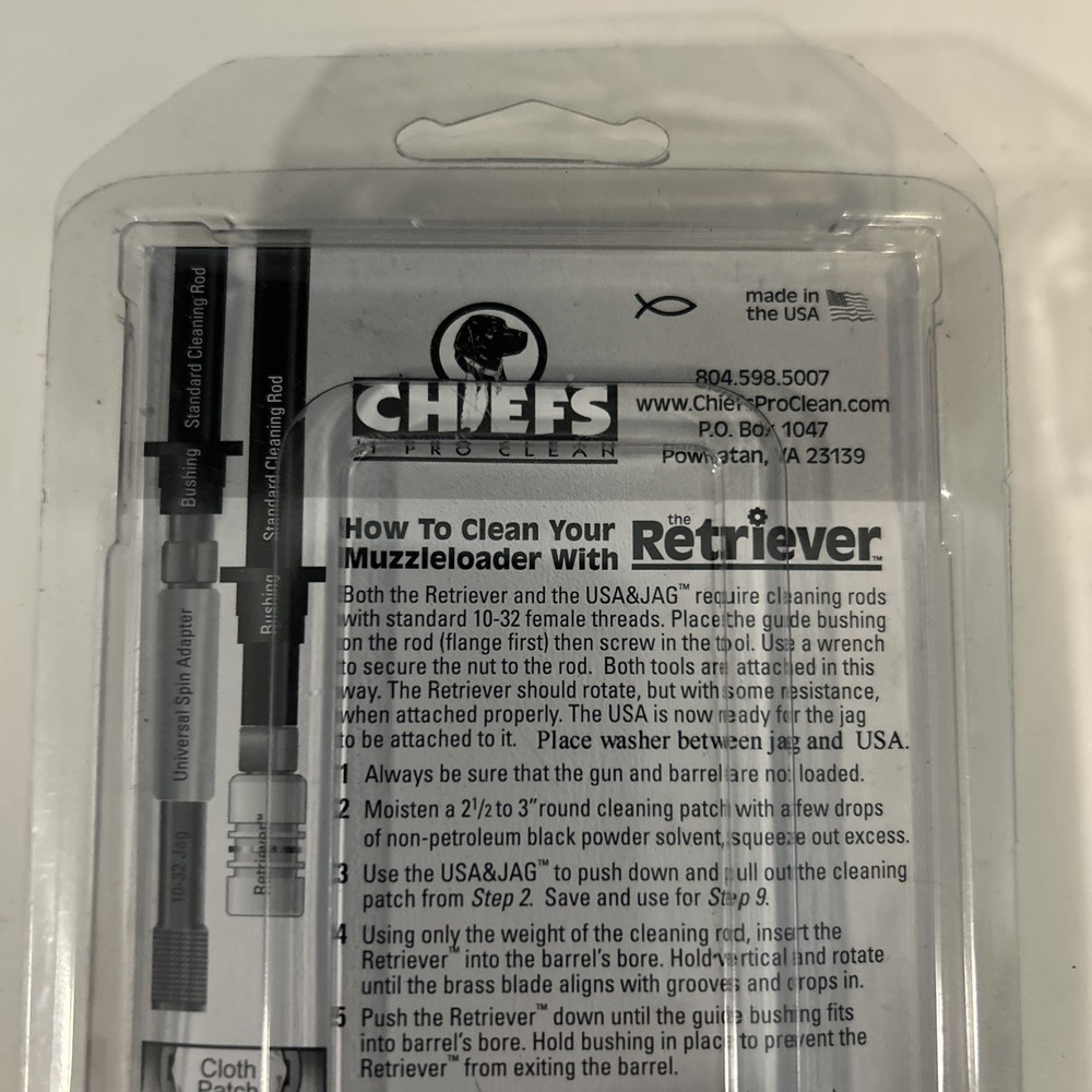 Chief’s Loading & Cleaning Accessories Kit - .50 Caliber Muzzleloader Rifles