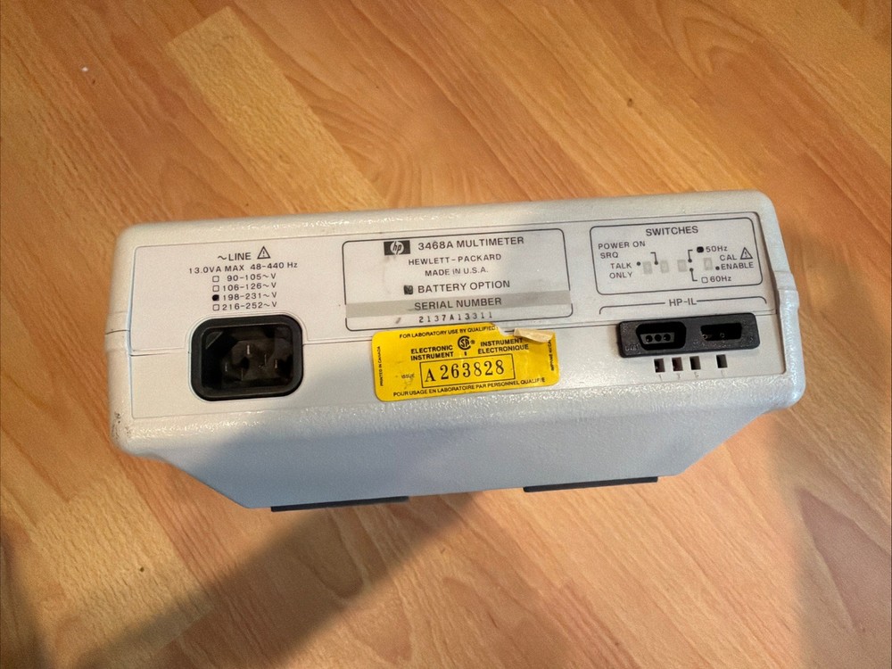 HP 3468A 5.5-Digit Digital Multimeter with HP-IL Interface