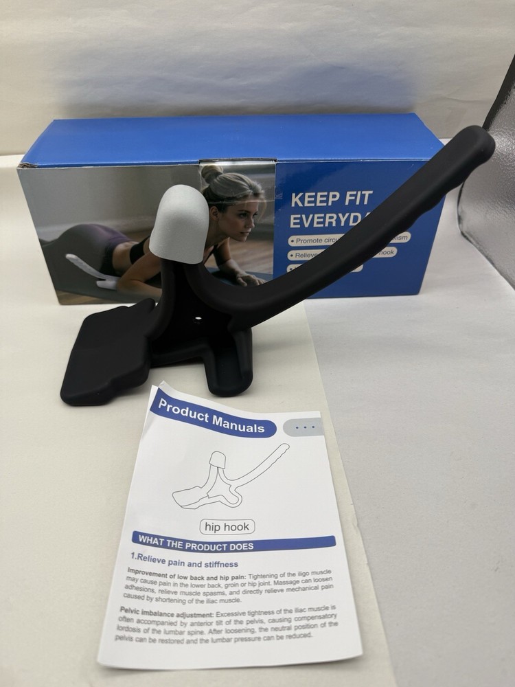 Psoas Release Tool Hip Hook Adjustable Hip Flexor Trigger Point Massage Tool...