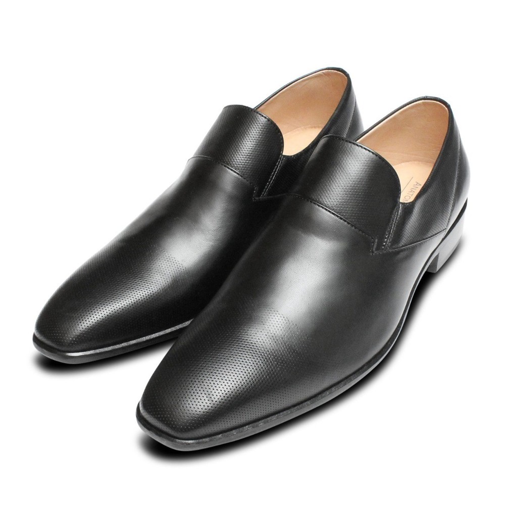 Formal Black Anatomic & Co Prime Slip On Loafer
