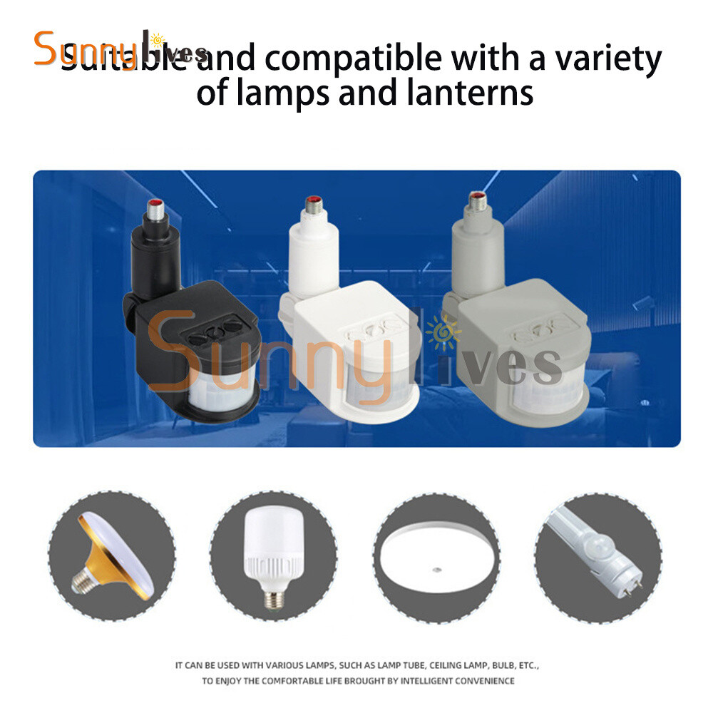 DC12V/24V Motion Sensor Infrared PIR Movement Detector Sensor Light Switch US