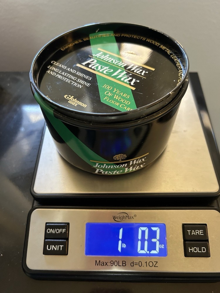 Johnson Paste Wax 16 Oz, Original Formula, Discontinued 75%??? 1986