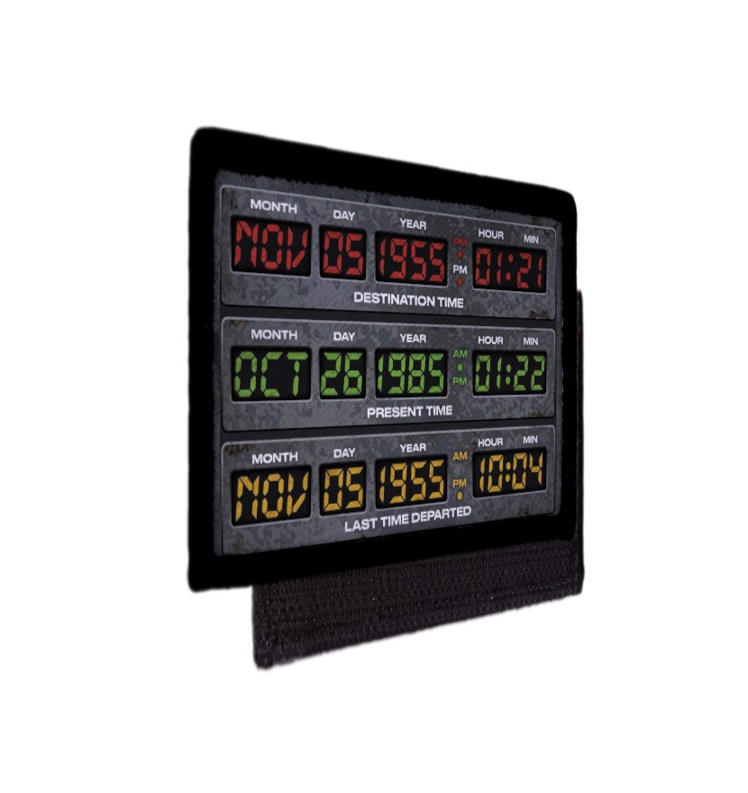 Time Machine Display Back to Future Patch Tactical Hook Morale [sub]