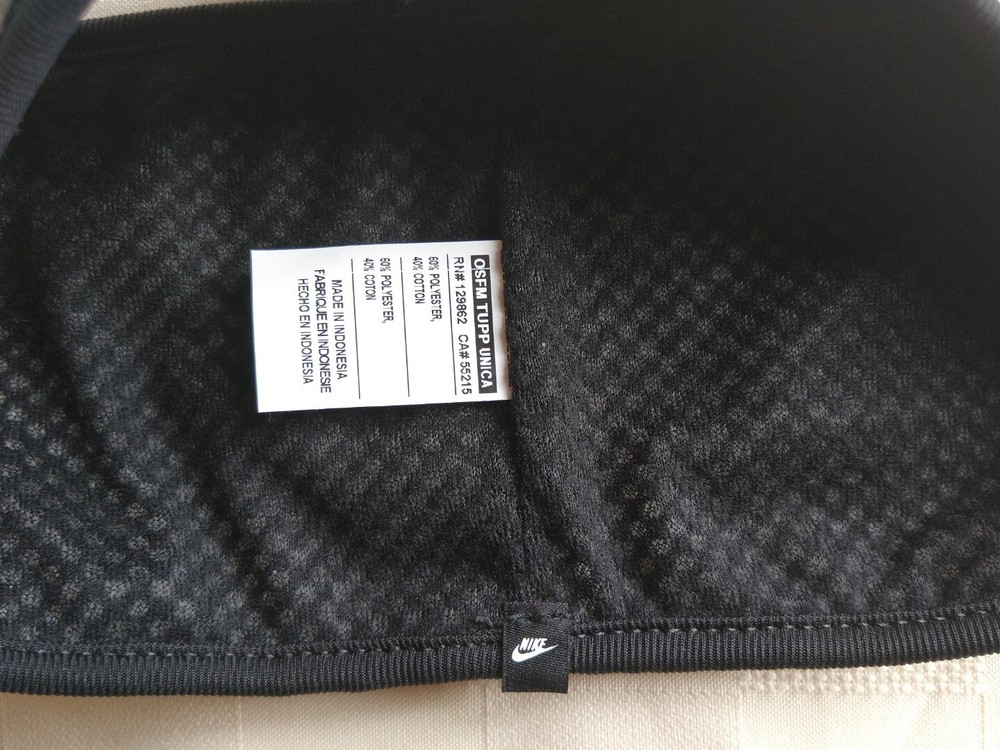 NIKE BLACK GRAY AND BLACK HEADBAND, ONE SIZE