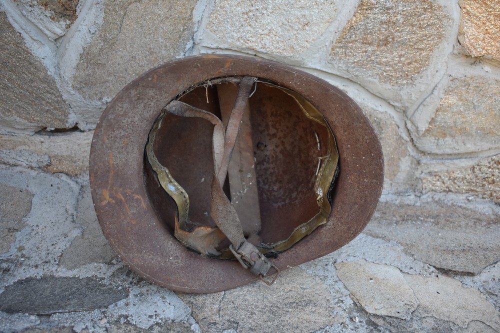 Old fireman's helmet
