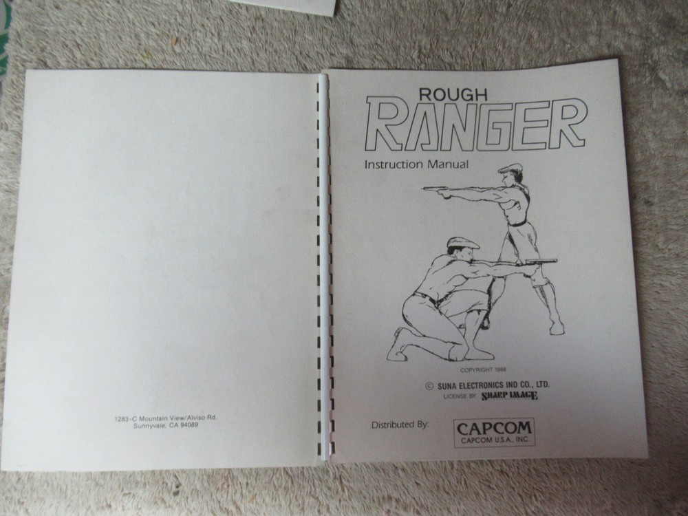 ROUGH RANGER SUNA CAPCOM  video game manual