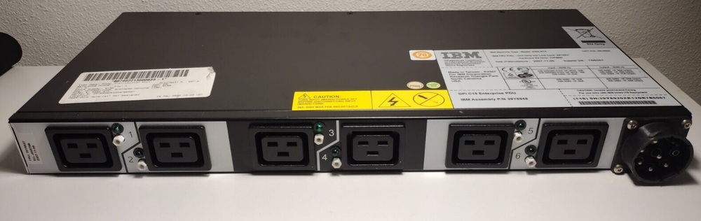 IBM Power Distribution Rack Mount Strip & Dell High Leakage Current (UNTESTED)