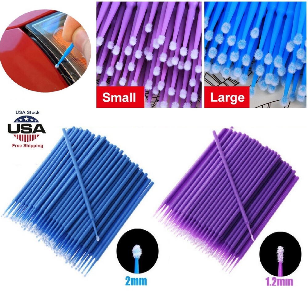200× Touch Up Paint Micro Brush Clean Accessories Brushes Small Tips Applicator
