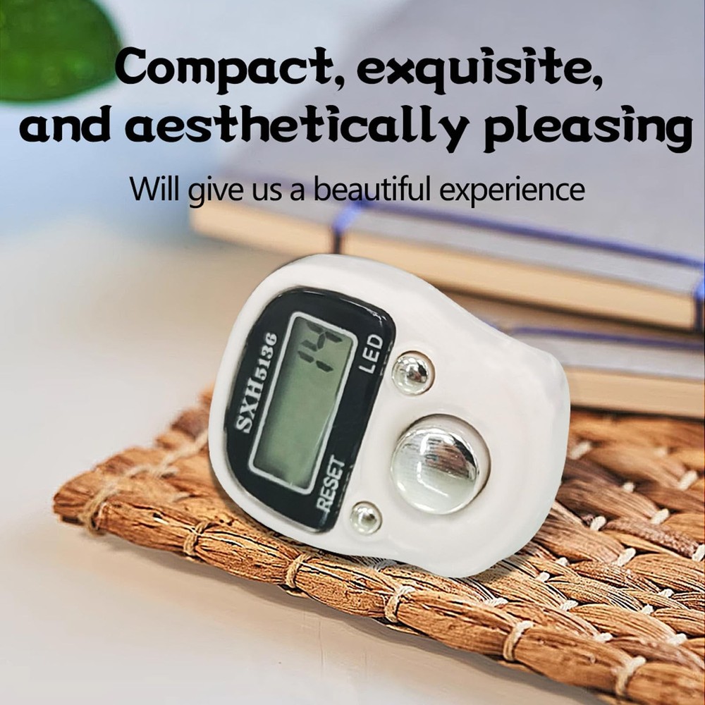 5 Pack Electronic Finger Counter, 5 Digit LCD Electronic Digital Display, Han...