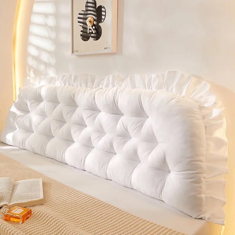 Rectangular Pillow Headboard Bedside Cushion Large Backrest Support Bolster