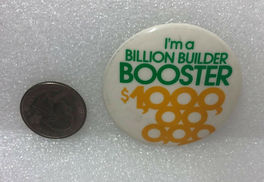 I'm A Billion Builder Booster Pin