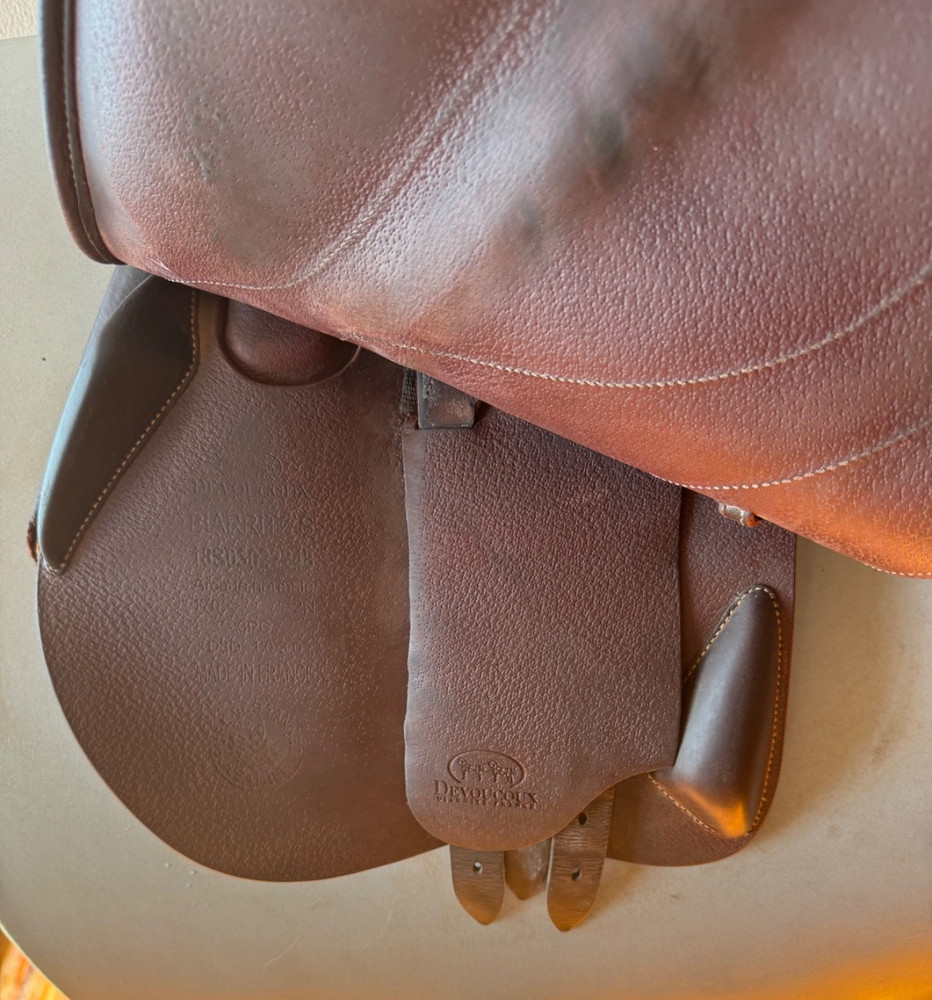 17" Devoucoux Biarritz S Saddle - 2018 - 2N Flaps - Full Buffalo