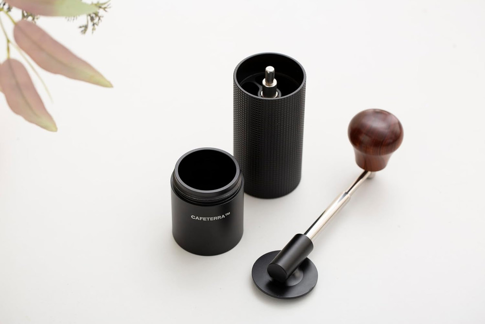 Portable Manual Coffee Grinder with Adjustable Grind & Stainless Steel Handle