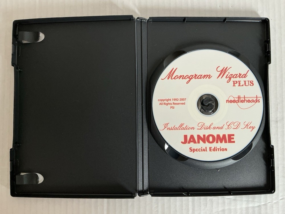 Janome Monogram Wizard Plus Software Custom Monogramming With Serial Number