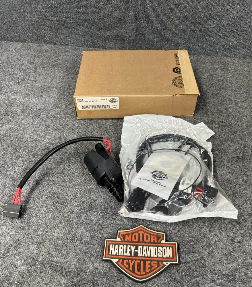 OEM HARLEY-DAVIDSON IGNITION SWITCH RECALL KIT CODE 091   93858