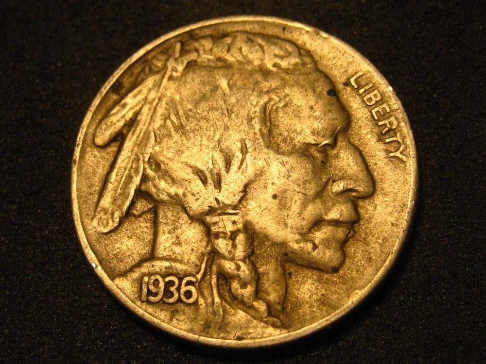1936-D Buffalo Nickel XF
