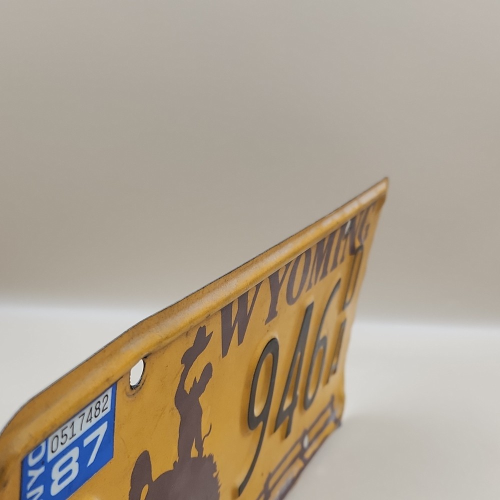 Old license plate