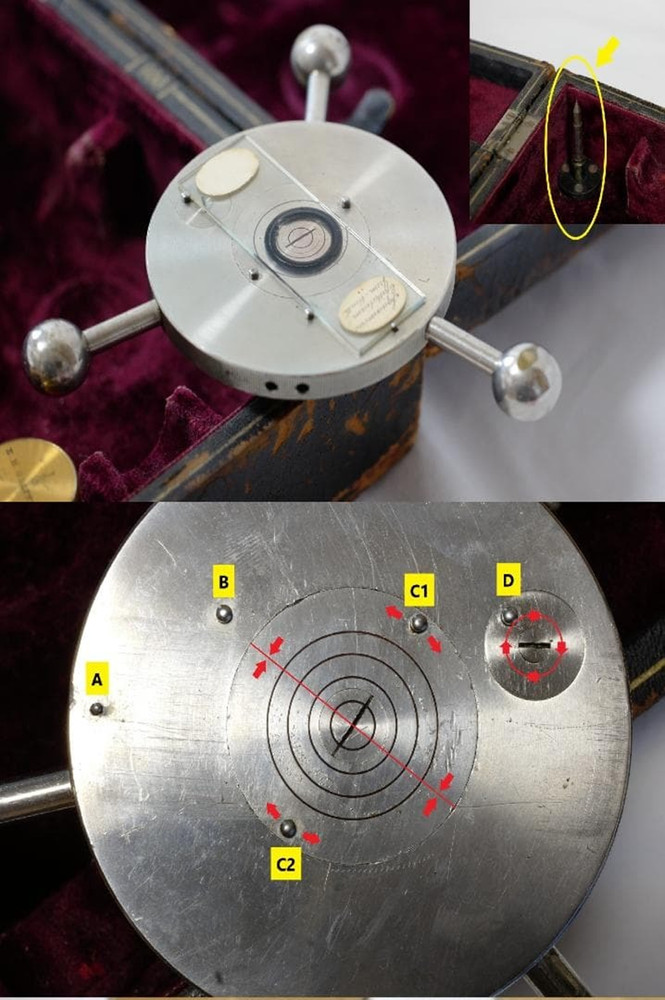 Antique Microscope Bausch & Lomb Griffith Club Model Microscope