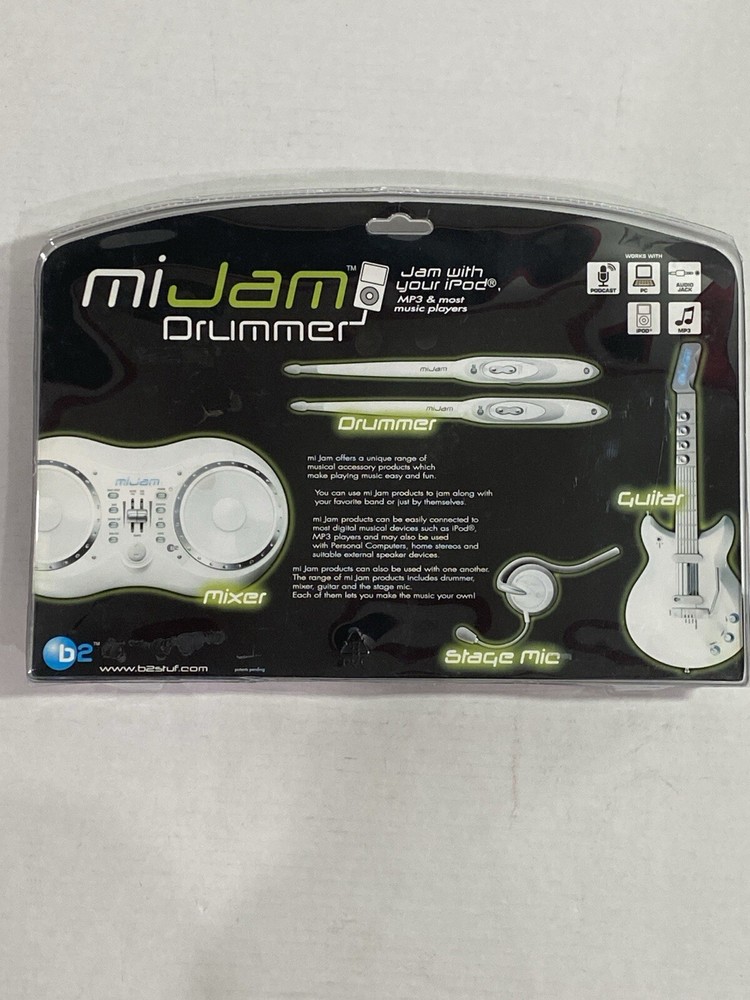 B2 MiJam Drummer Motion Activated iPod Electronic Drumstick Simulator