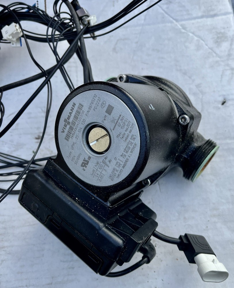 Viessmann Vitodens Boiler Circulating Pump Electrical Wiring & Temp Sensor