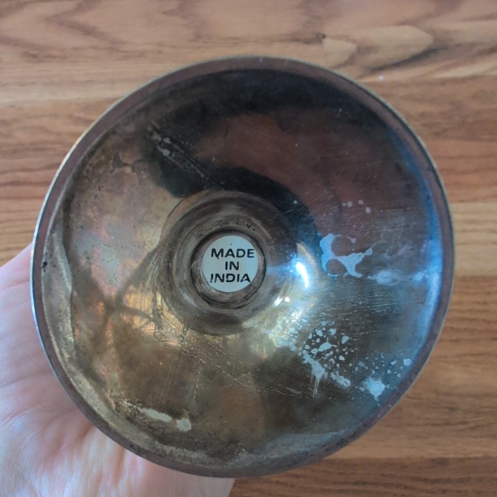 Vintage Silver Plated Goblet Made in India