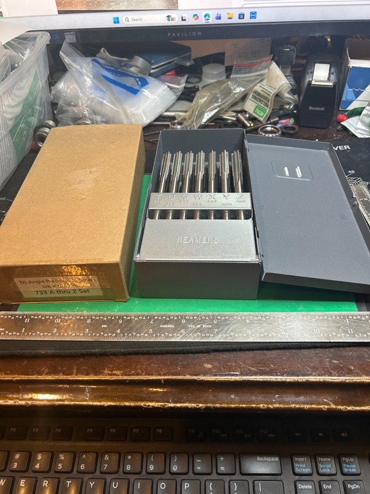 Tri-Angle Precision Style 733 A thru Z Reamer Set