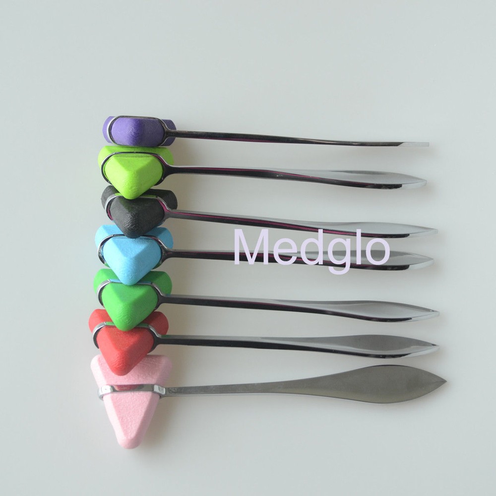2pc Medical Diagnostic Tool Triangle Neurological Hammer Percussor Reflex Hammer
