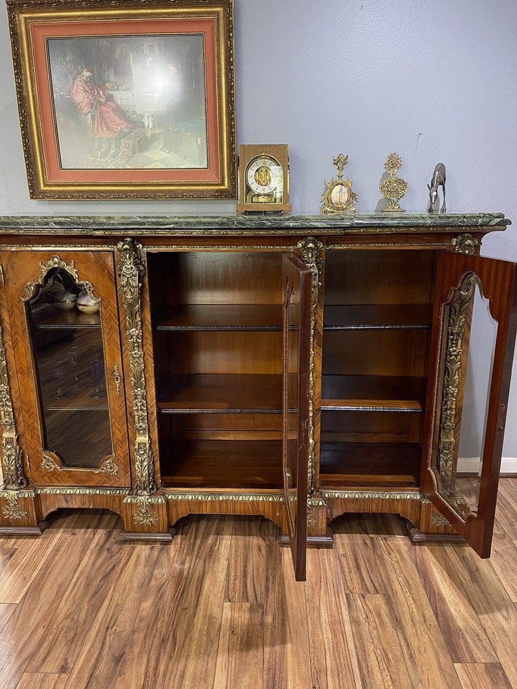 Beautiful, large Victorian style, Credenza, Display Sideboard