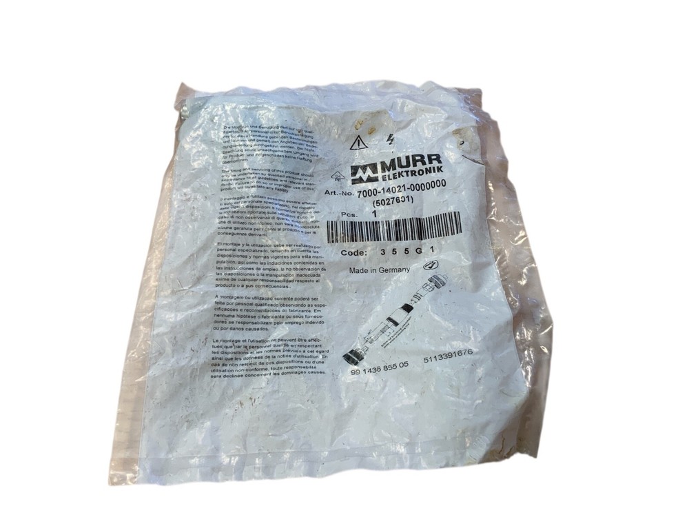 MURR round connector 7000-14021-0000000 (5027601)