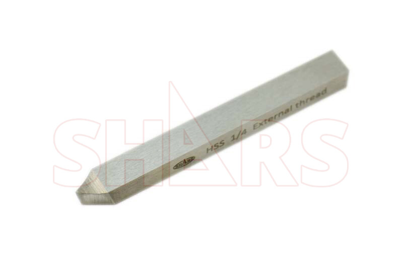 Shars 1/4" Shank 8 PCS Solid HSS Turning Grooving Threading Tool Bit Set New ^{