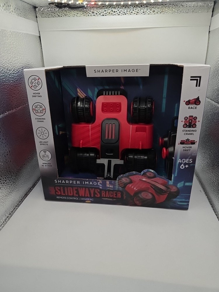 Sharper Image Remote Control/Hover RC Slideways Racer (Battery Operated) Red
