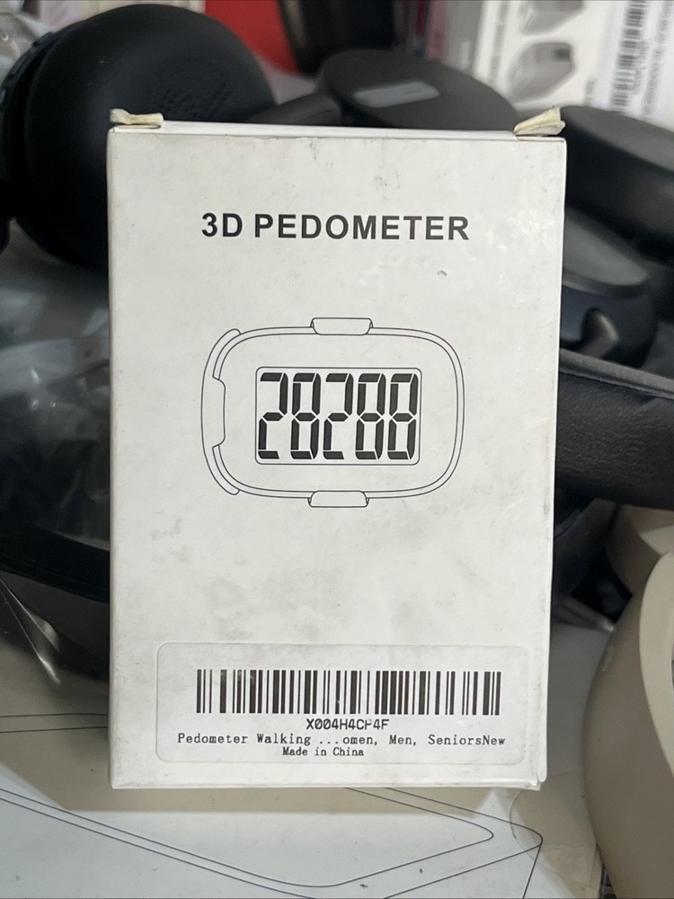 3D Pedometer for Walking, Simple Step Counter NEW In Box