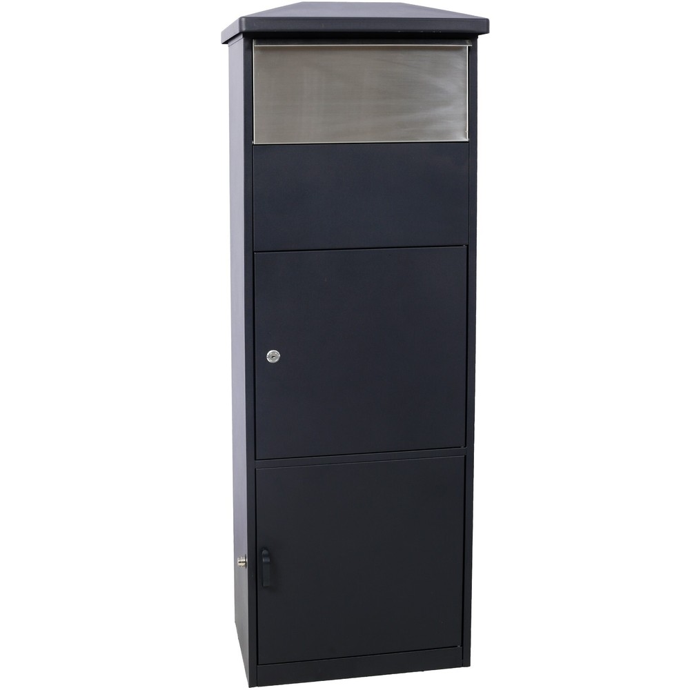 Large Package Delivery Parcel Mail Drop Box Home Porch Lockable Delivery Mailbox