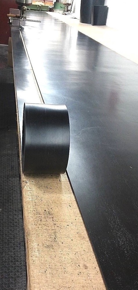 Neoprene Rubber Sheet Solid Strip 1/2" Thick x 12" W x 24" L 60 Duro