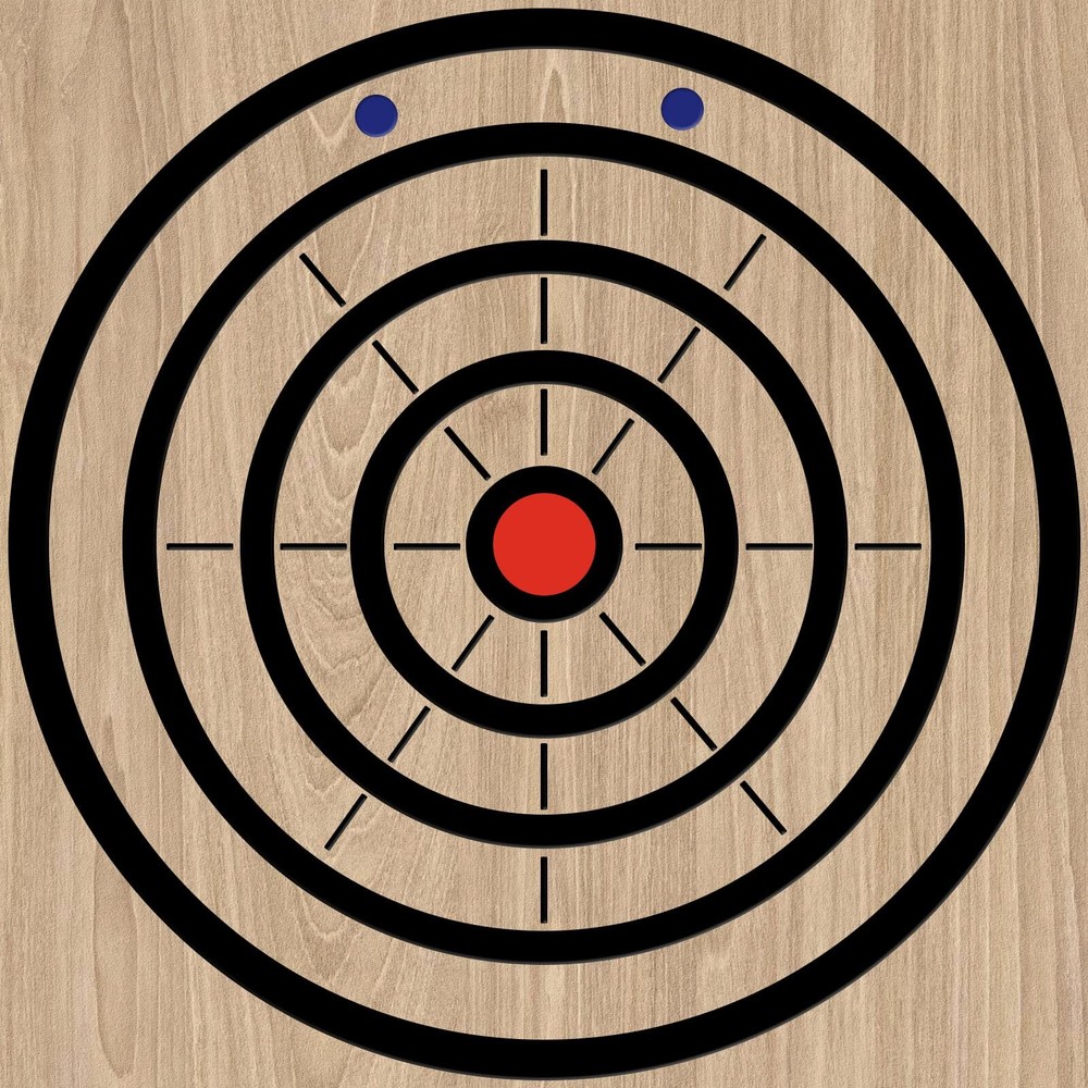 Axe Throwing Target Template Stainless Steel Target Template Stencil Comes wi...