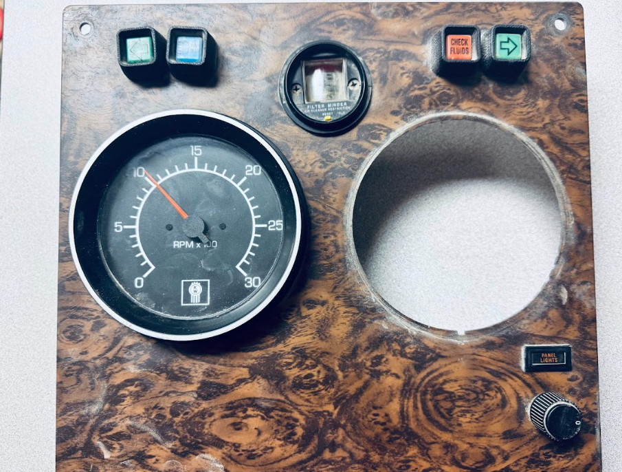 Kenworth Speedometer Cluster Panel P/N K176-4408