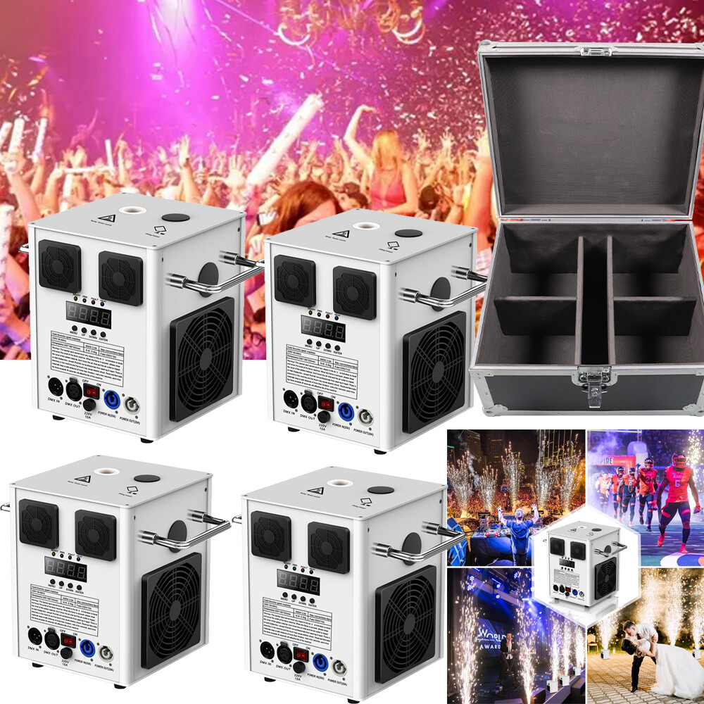 Large 700W Cold Spark Machine Firework Stage Effect DJ Event Party Wedding+Case