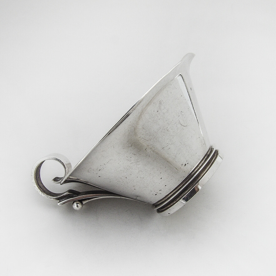 Georg Jensen Pyramid Creamer Sterling Silver 1930s Old Mark
