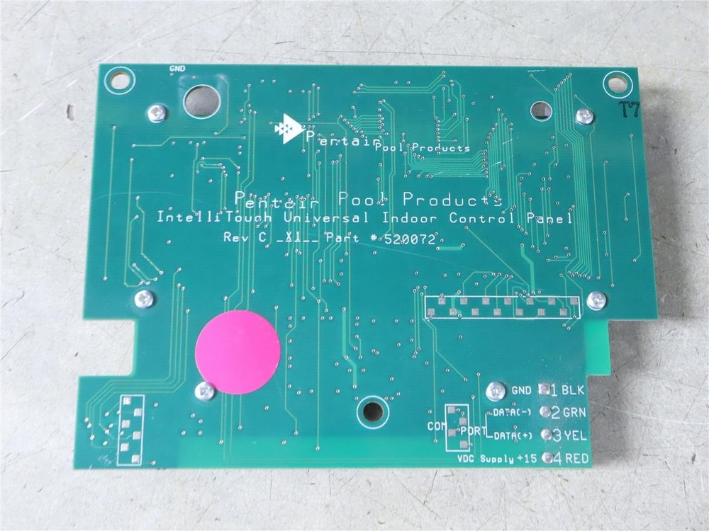 Pentair IntelliTouch Universal Control Display Board 520072