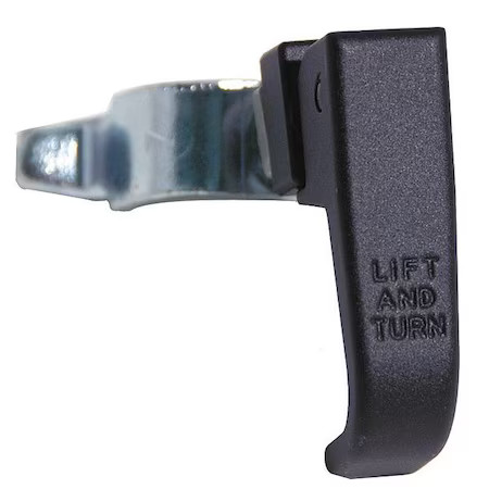 Compression Latch, Nonlock, Bl Powder Coat,  4Rpz3